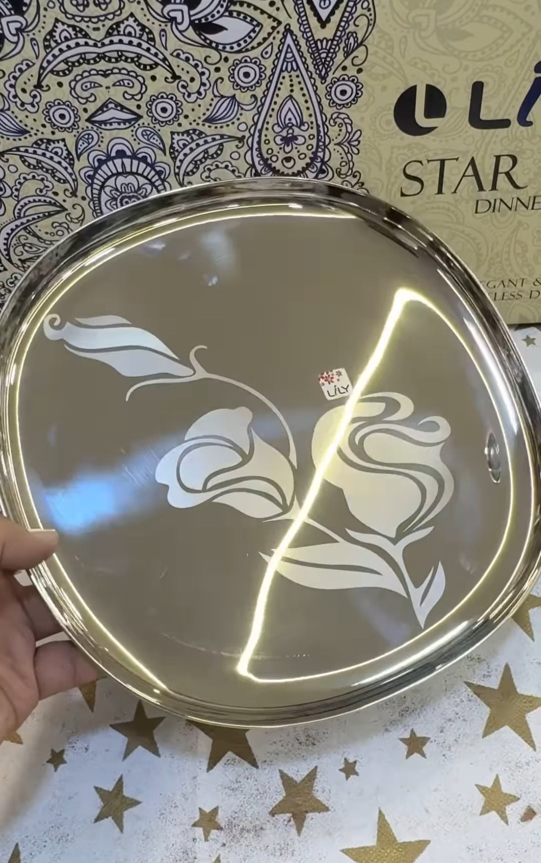 Lily 63pc 100% Pure stainless steel dinner set