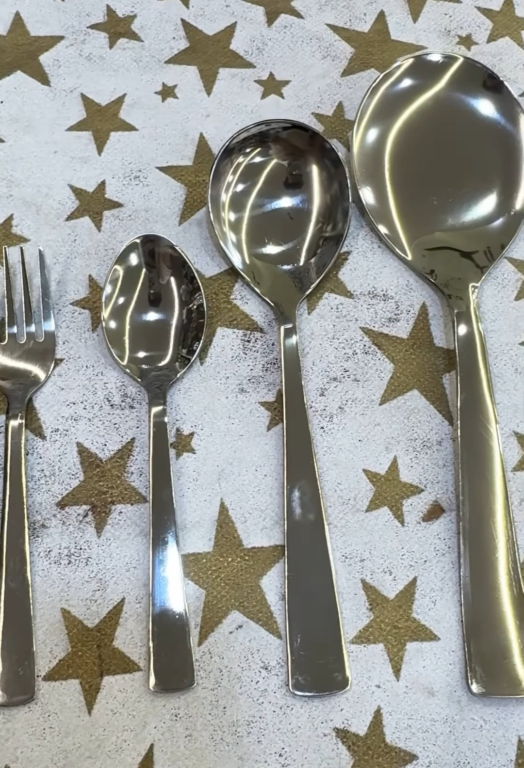 Lily 63pc 100% Pure stainless steel dinner set