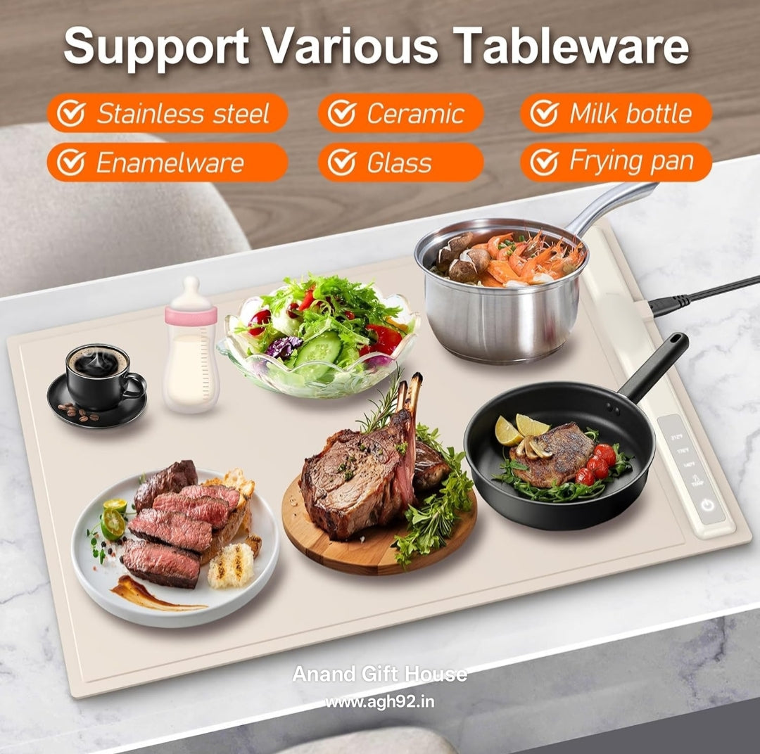 Clearline Flexible Food Warming Mat - Foldable and Easy to Store