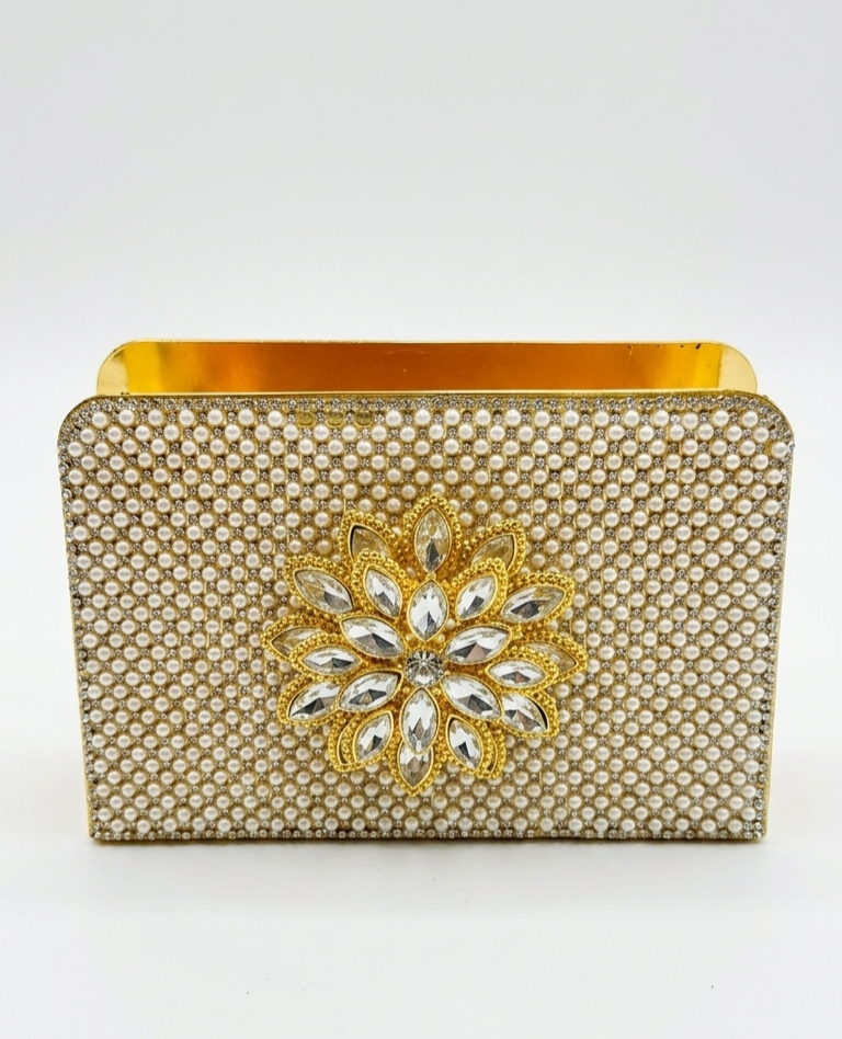 Golden Decorative Napkin Holder