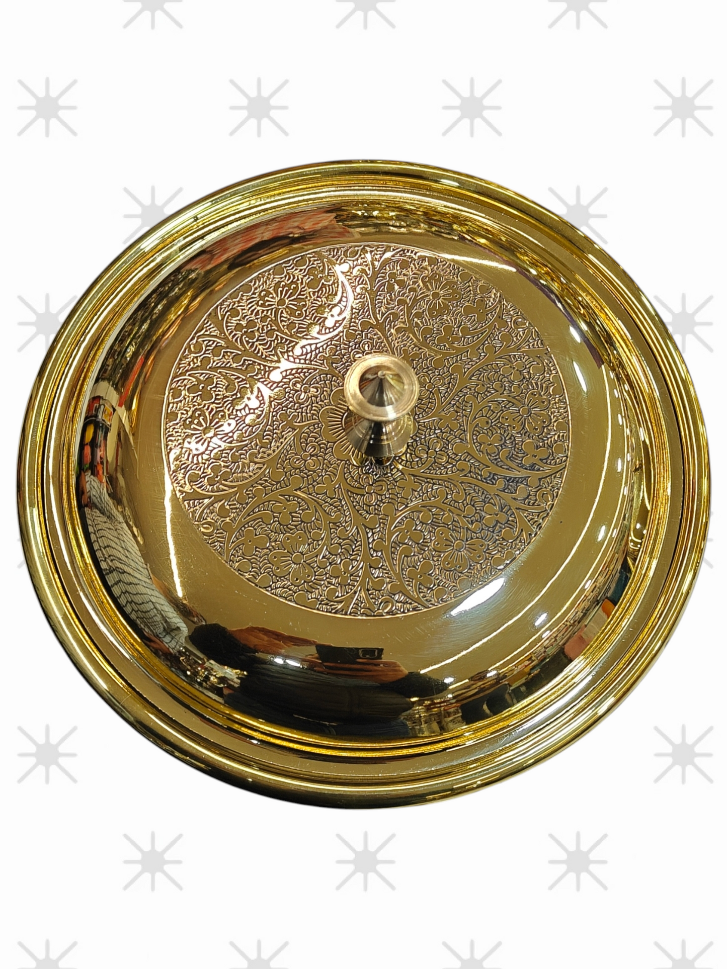 Expo 51pc pure brass dinner set with etching work