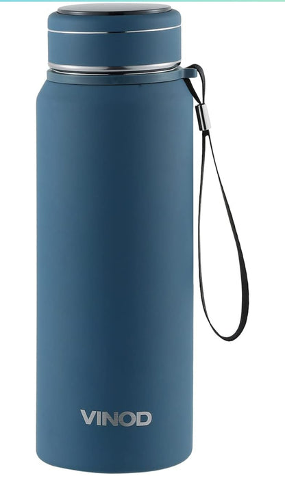 Vinod Bolt Vacuum Insulated Stainless Steel Water Bottle - 850ml | Copper Coating | Hot and Cold