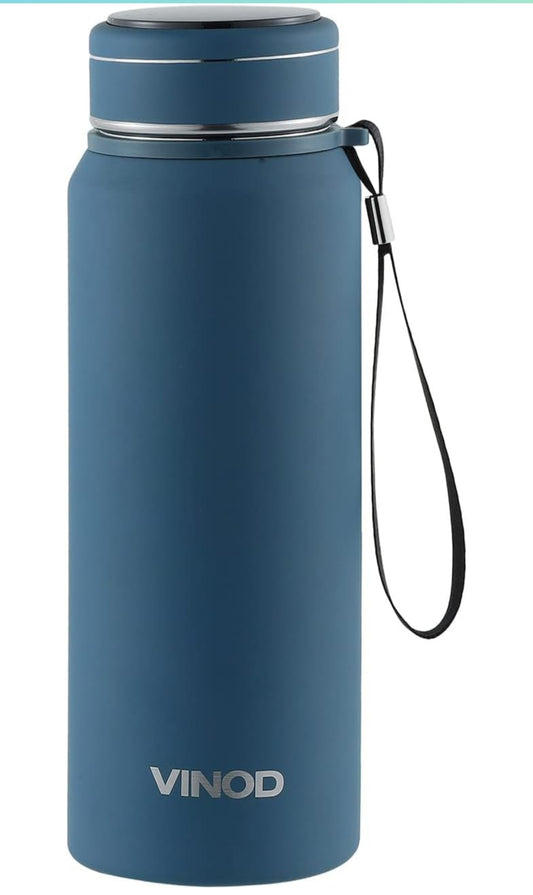 Vinod Bolt Vacuum Insulated Stainless Steel Water Bottle - 850ml | Copper Coating | Hot and Cold