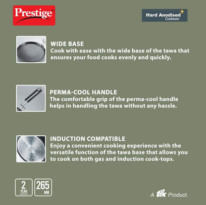 Prestige Hard anodized Tawa