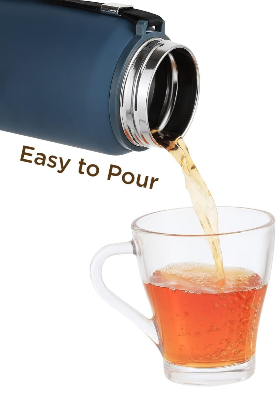Vinod Bolt Vacuum Insulated Stainless Steel Water Bottle - 850ml | Copper Coating | Hot and Cold