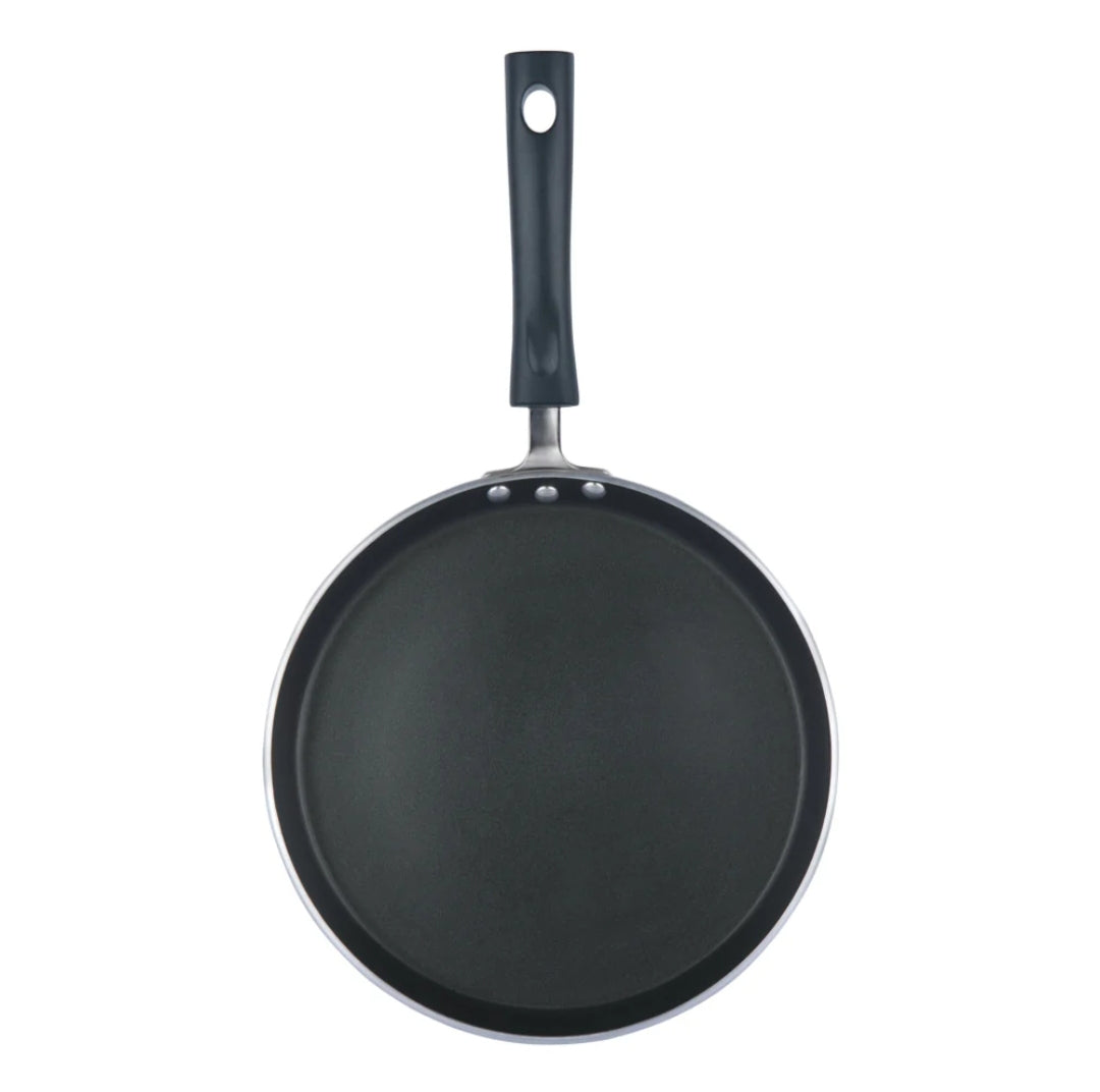 Vinod Inducto Aluminium Non Stick Dosa tawa | Flat Bottom Tawa | 5 mm Extra Thick | 3 Layer Ceramic Coating | Metal Spoon Friendly | Induction Base