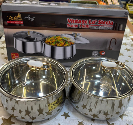 Twin casserole set