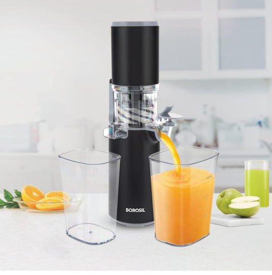 Borosil Easy Juice Cold Press Slow Juicer - 130watt