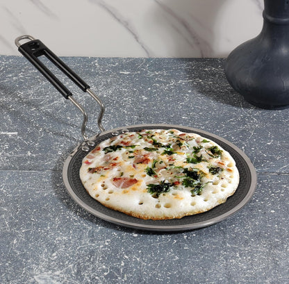Vinod Platinum Triply Stainless Steel
SAS Pro Concave Tawa - 25 Cm
(Induction Friendly)