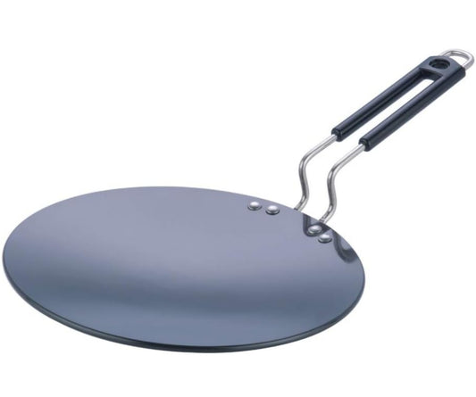 Vinod Black Pearl Hard Anodised Flat Roti Tawa - 26.5 cm | 5.25mm Thick