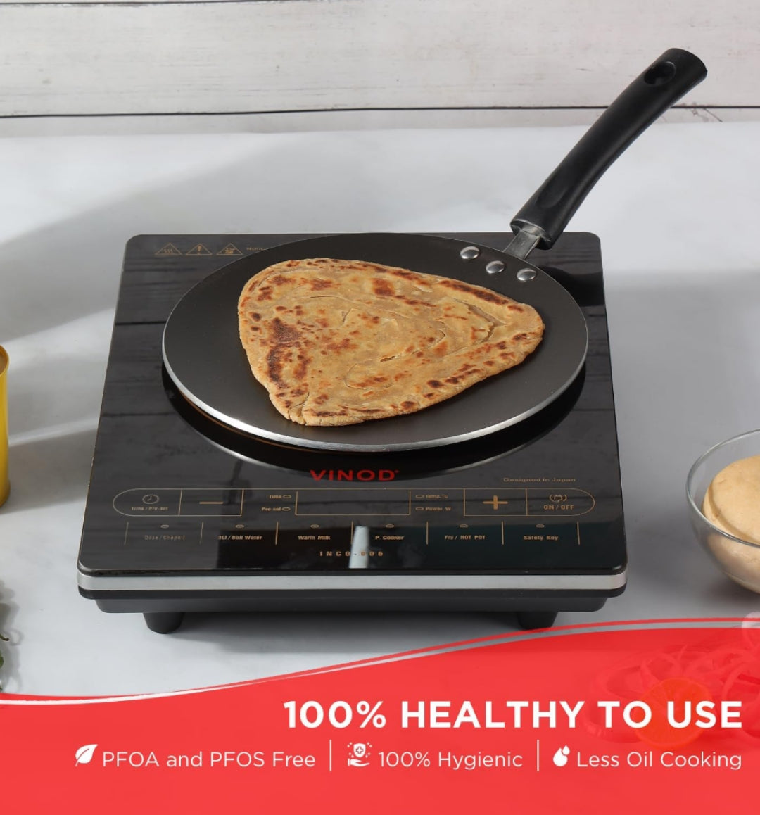 Vinod Zest Non-Stick Concave Tawa - 26.5 cm