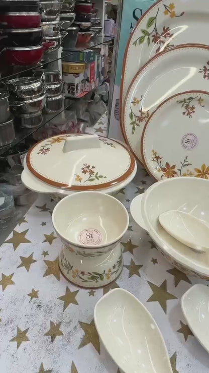 Stehlen pure melamine 33pc dinner set