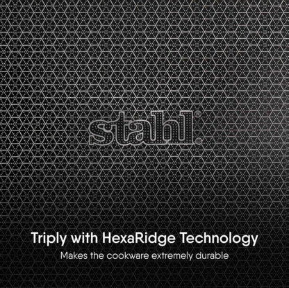 Stahl Artisan Hybrid Engraved Flat Tawa - 28cm