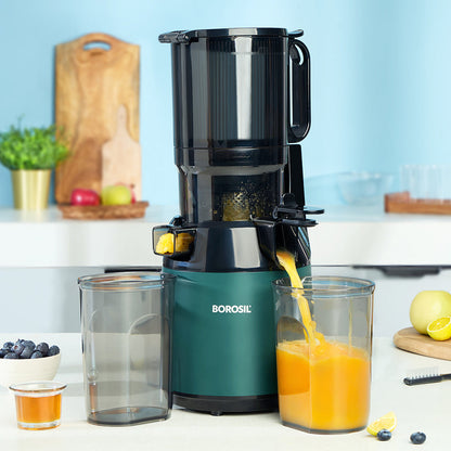 BOROSIL Vita Rich 250 W Juicer | Slow juicer | Cold press juicer