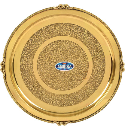 Ambika 51pcs pure Brass Dinner Set.