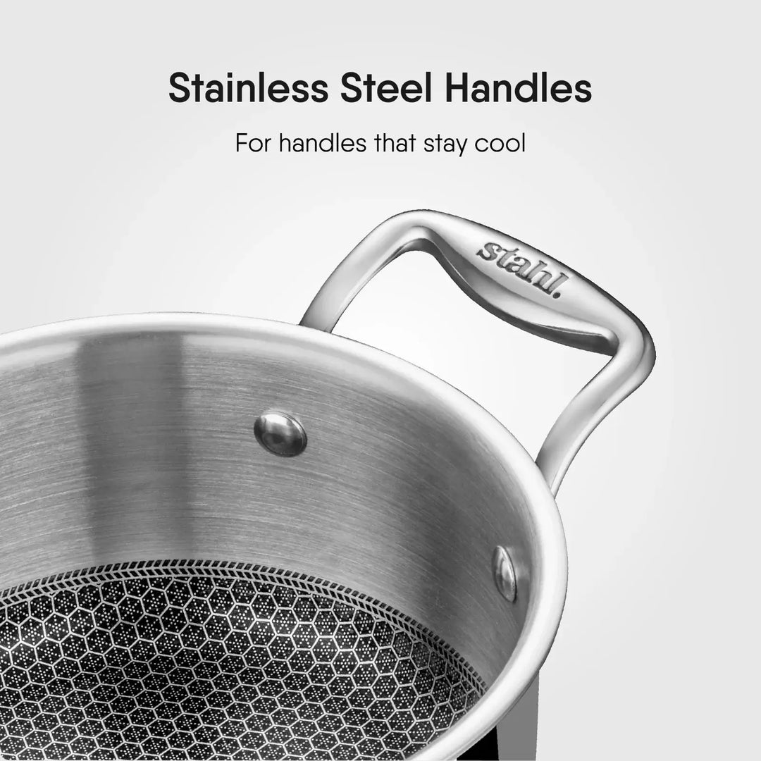 Stahl Sauce Pot / Casserole / Tope - Triply Artisan Hybrid Series
