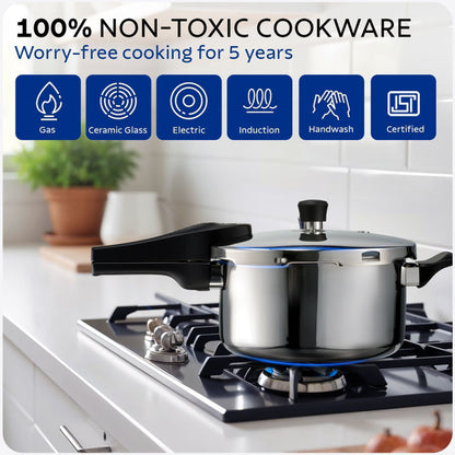 Tramontina triply pressure Cooker (induction bottom)