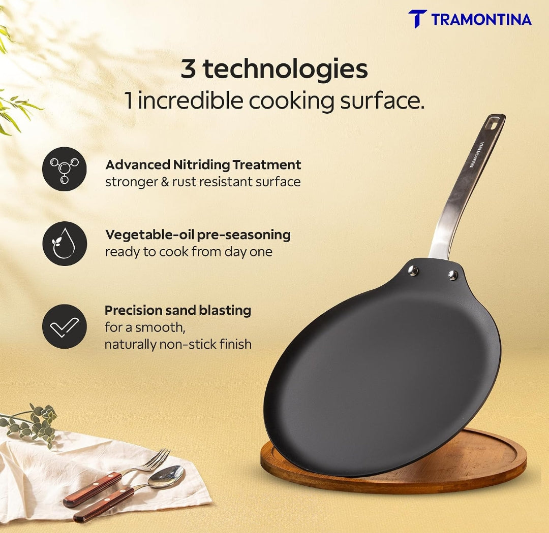 Tramontina Heritage Rust-Resistant Iron Dosa Tawa