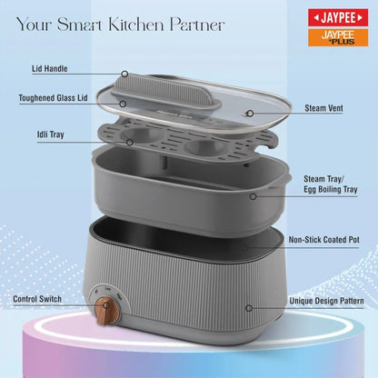 Jaypee Plus Multi Cook 4 in 1 ( Steam, Cook & boil ) Electric Cooker