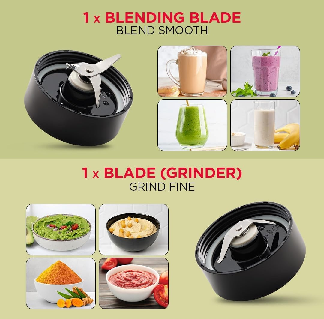 Sujata Nutromatic 600 Watt Electric Blender | Personal Blender for Smoothies, Juices & Nutritious Drinks