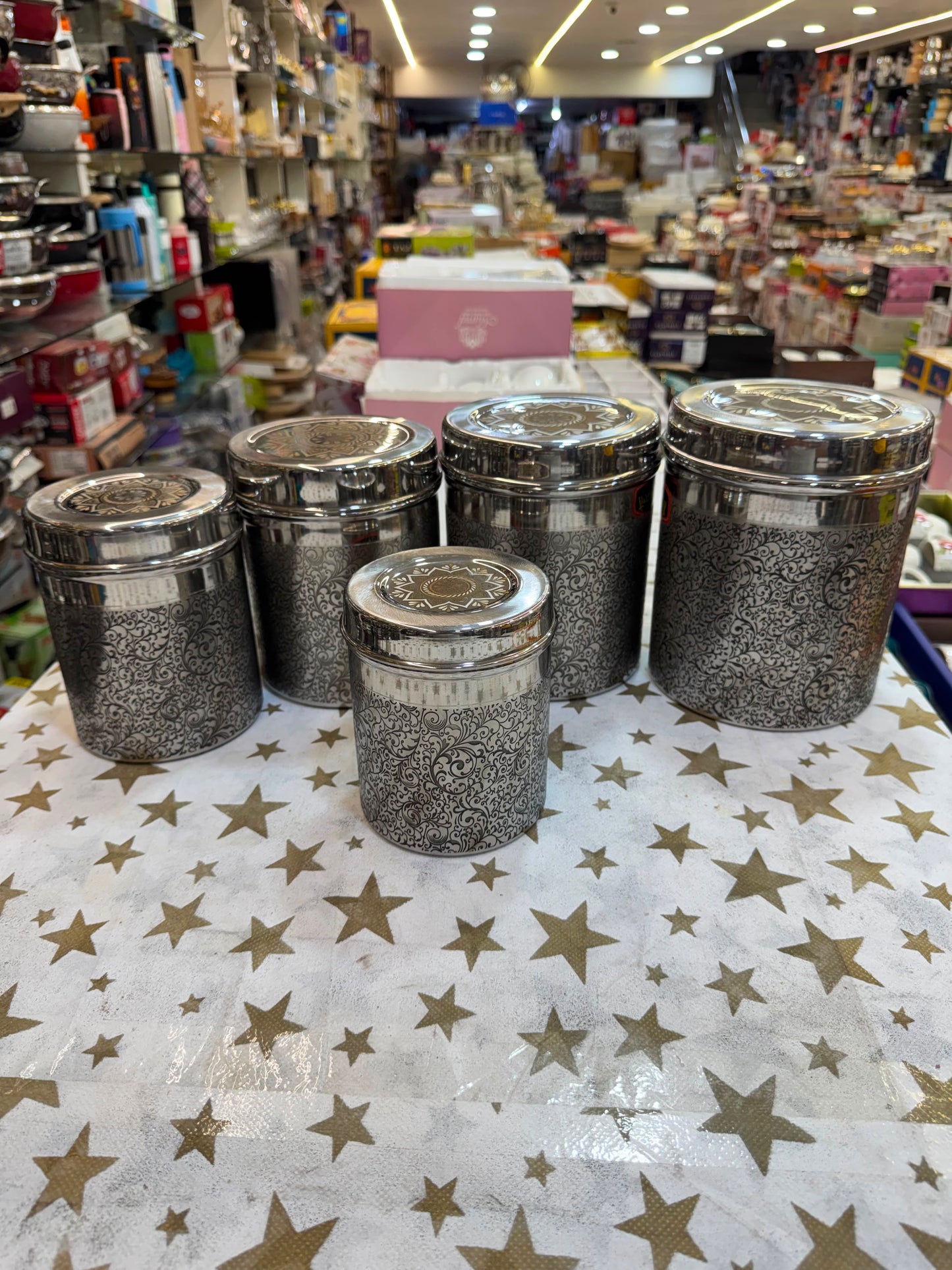 Premium Laser-Etched Stainless Steel Storage Container