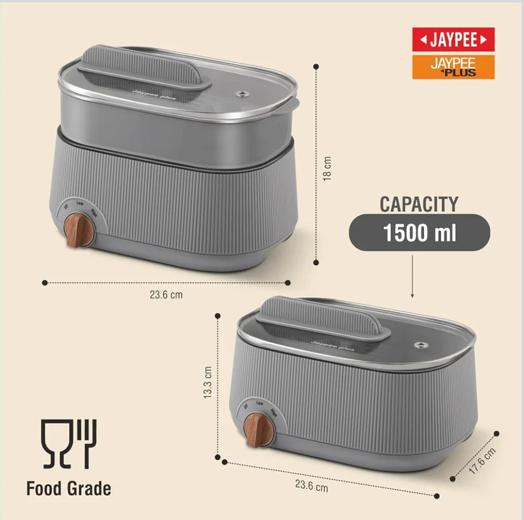 Jaypee Plus Multi Cook 4 in 1 ( Steam, Cook & boil ) Electric Cooker