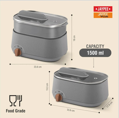 Jaypee Plus Multi Cook 4 in 1 ( Steam, Cook & boil ) Electric Cooker