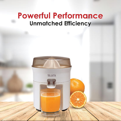 Sujata Citromatic Juicer|40 Watts|Citrus Juicer| (White)