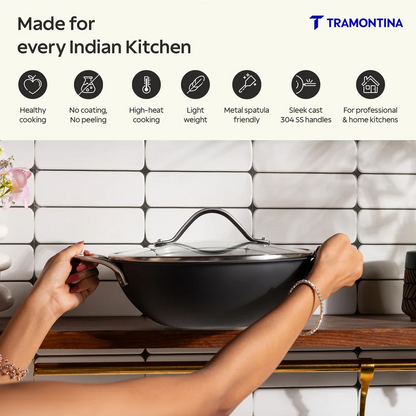 Tramontina Heritage Rust-Resistant Iron Kadai