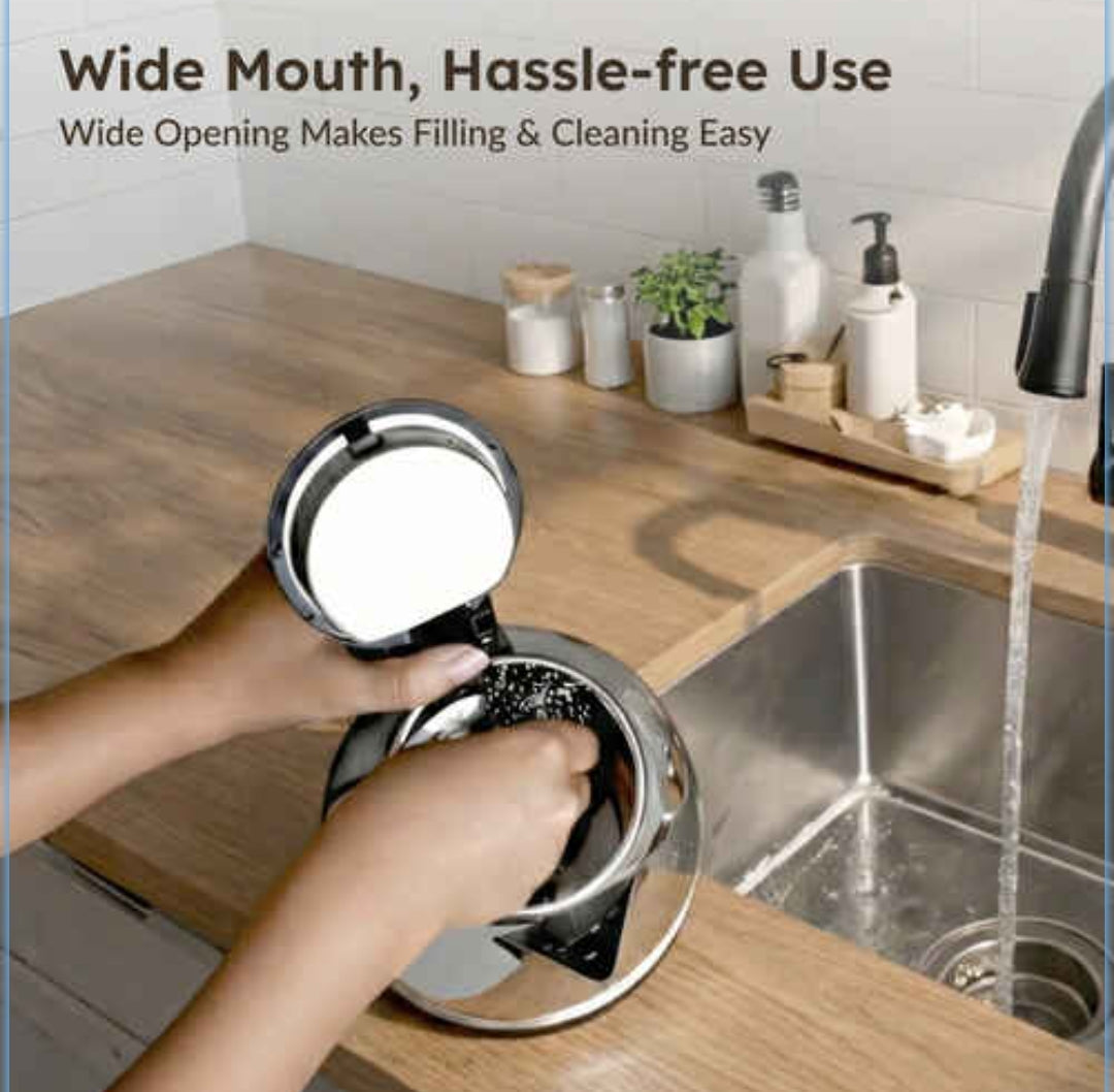 Prestige PKOSS Stainless Steel Electric Kettle 1.5L | 1500W | (Silver)