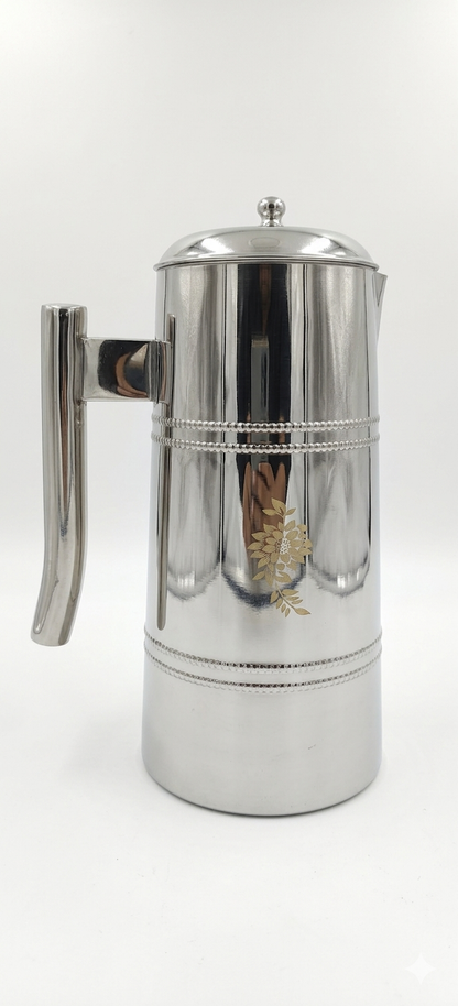 51pc 100% pure stainless steel dinner set| brand_Mirror | hammered