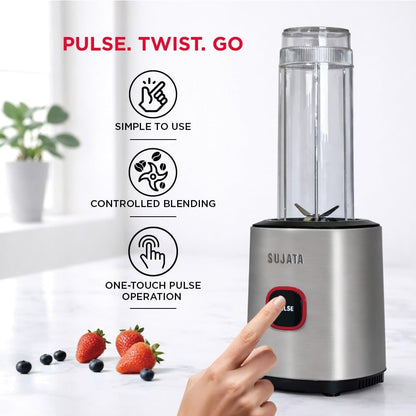 Sujata Nutromatic 600 Watt Electric Blender | Personal Blender for Smoothies, Juices & Nutritious Drinks