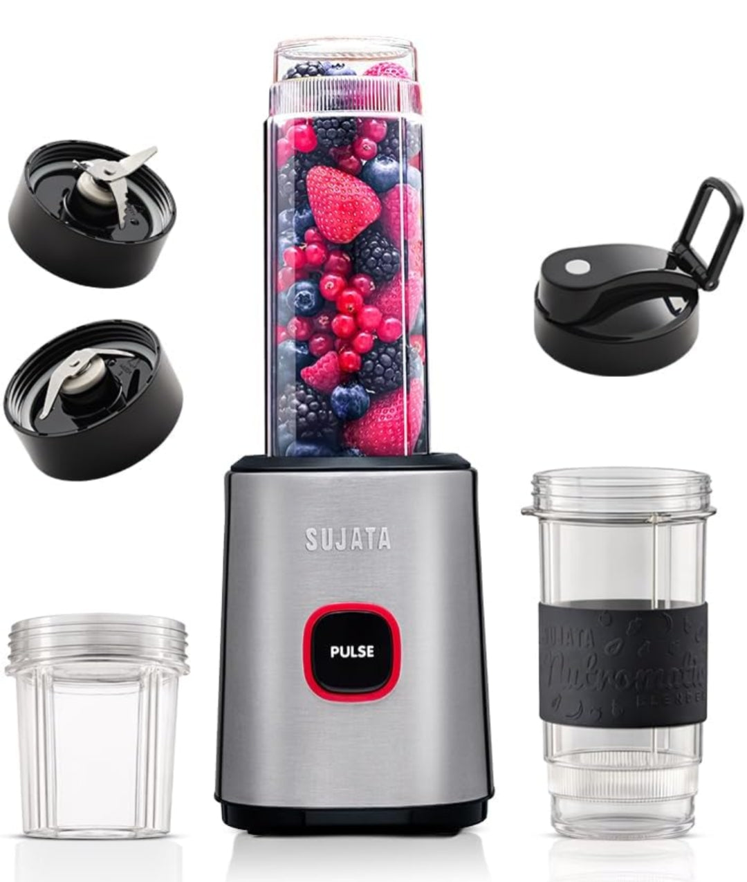 Sujata Nutromatic 600 Watt Electric Blender | Personal Blender for Smoothies, Juices & Nutritious Drinks