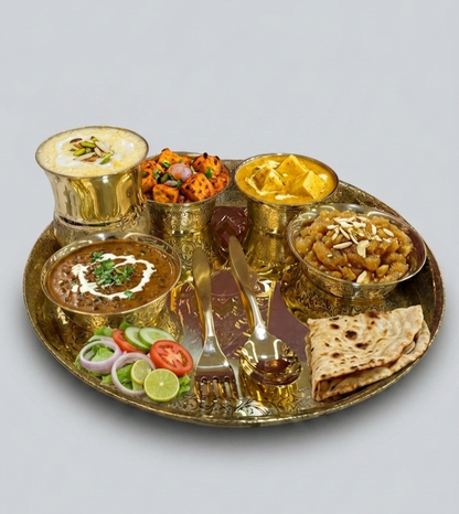 Expo Pure brass 7pc Thali Set