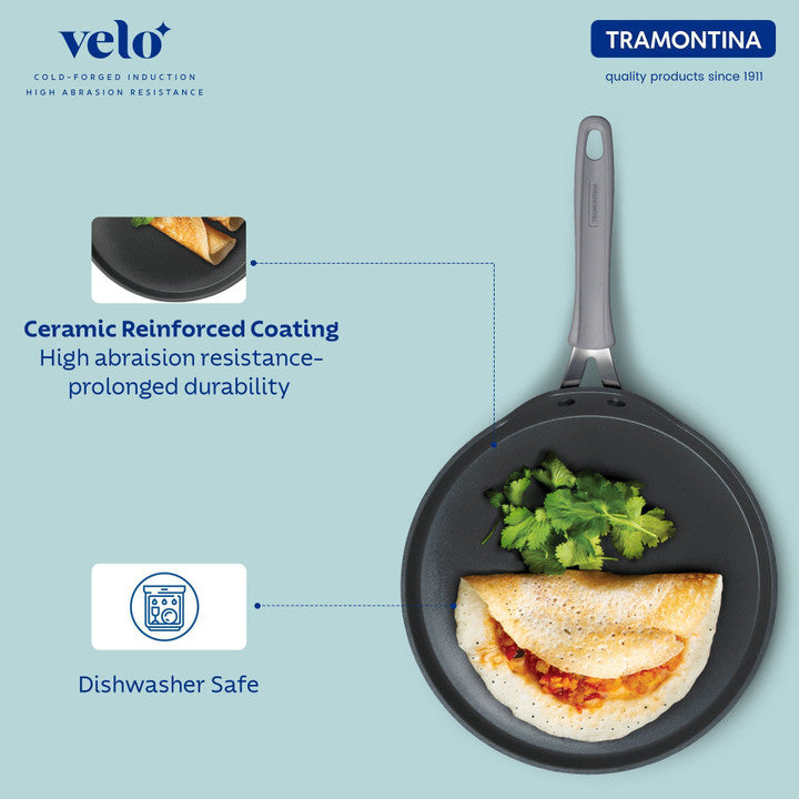 Tramontina Velo Forged with Ceramic Reinforced Interior Flat Dosa Tawa