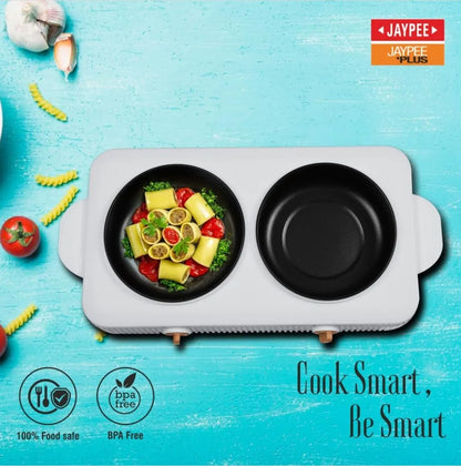 Jaypee Plus Electric CookSmart Casserole 3-in-1 for Reheating, Cooking &  Serving(1.5+1.5 Ltr)