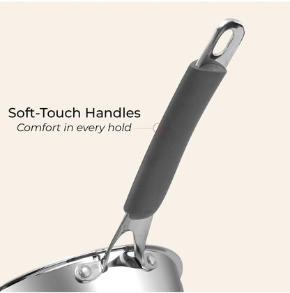 Vinod Luxury Triply Stainless Steel Cookware 5pc set