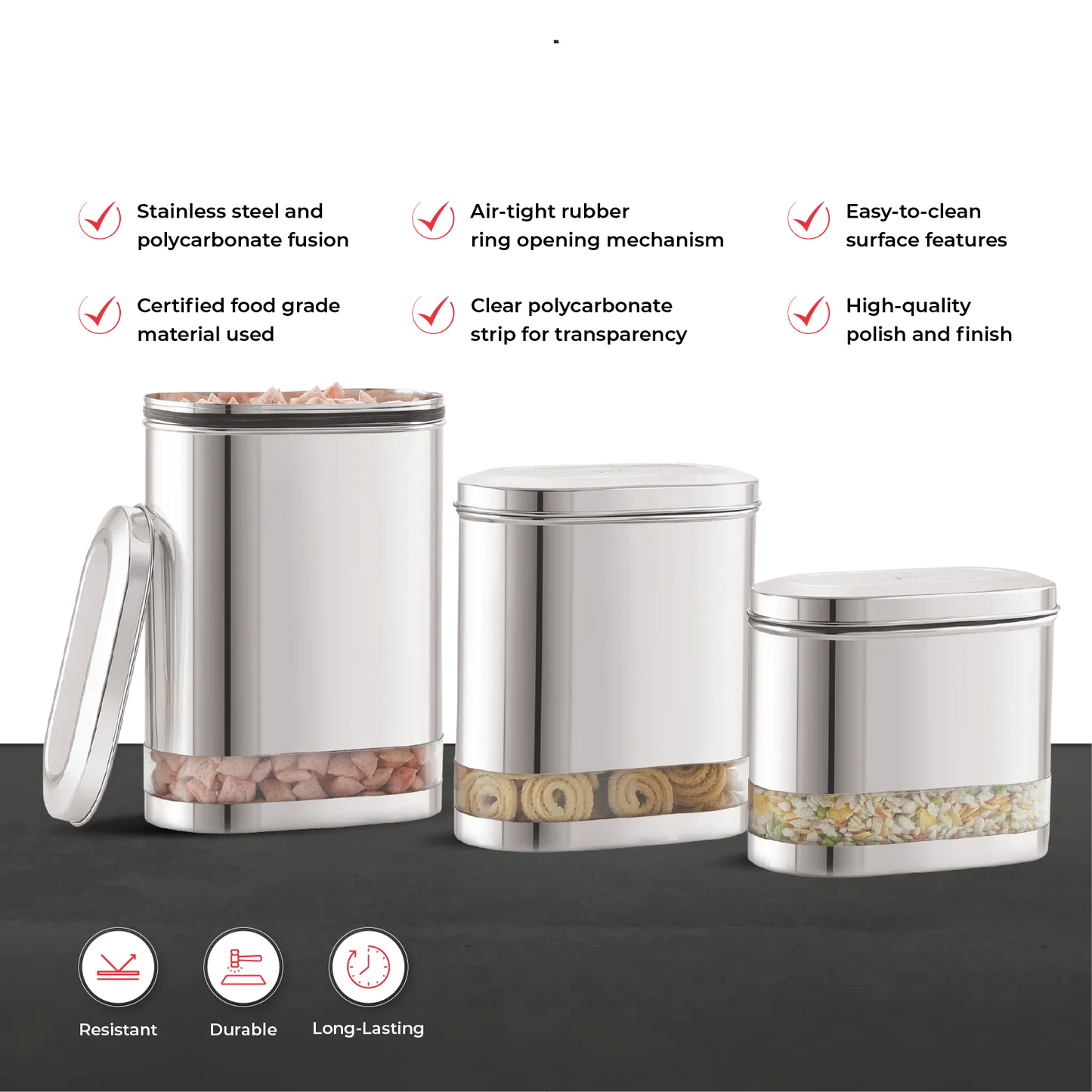 JVL Galaxy Clear Canister