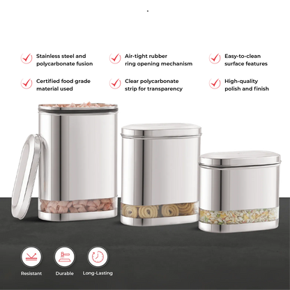 JVL Galaxy Clear Canister