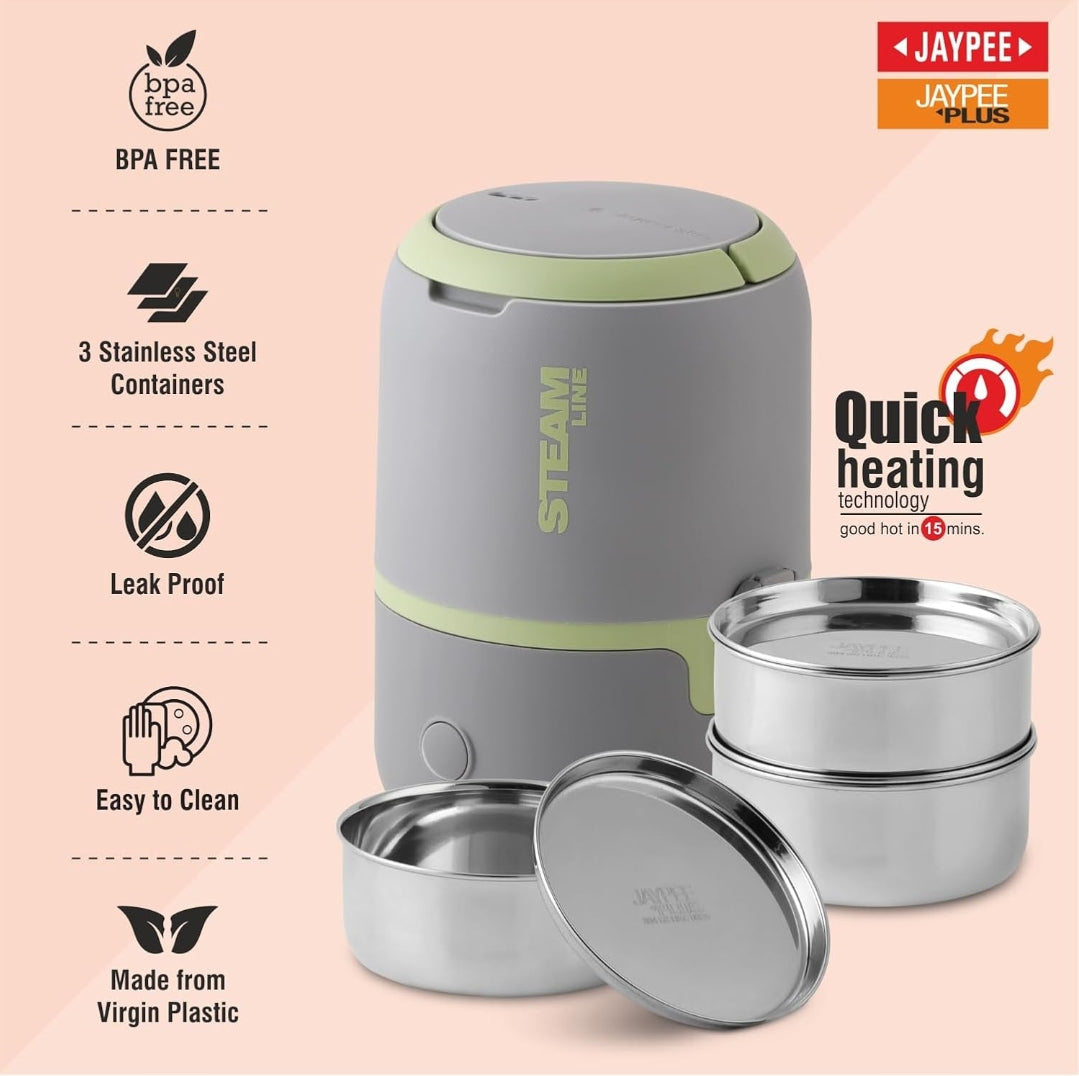 Jaypee Plus Steam Line Electric Lunch Box