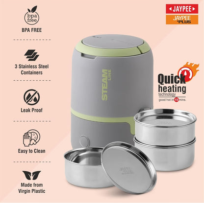 Jaypee Plus Steam Line Electric Lunch Box