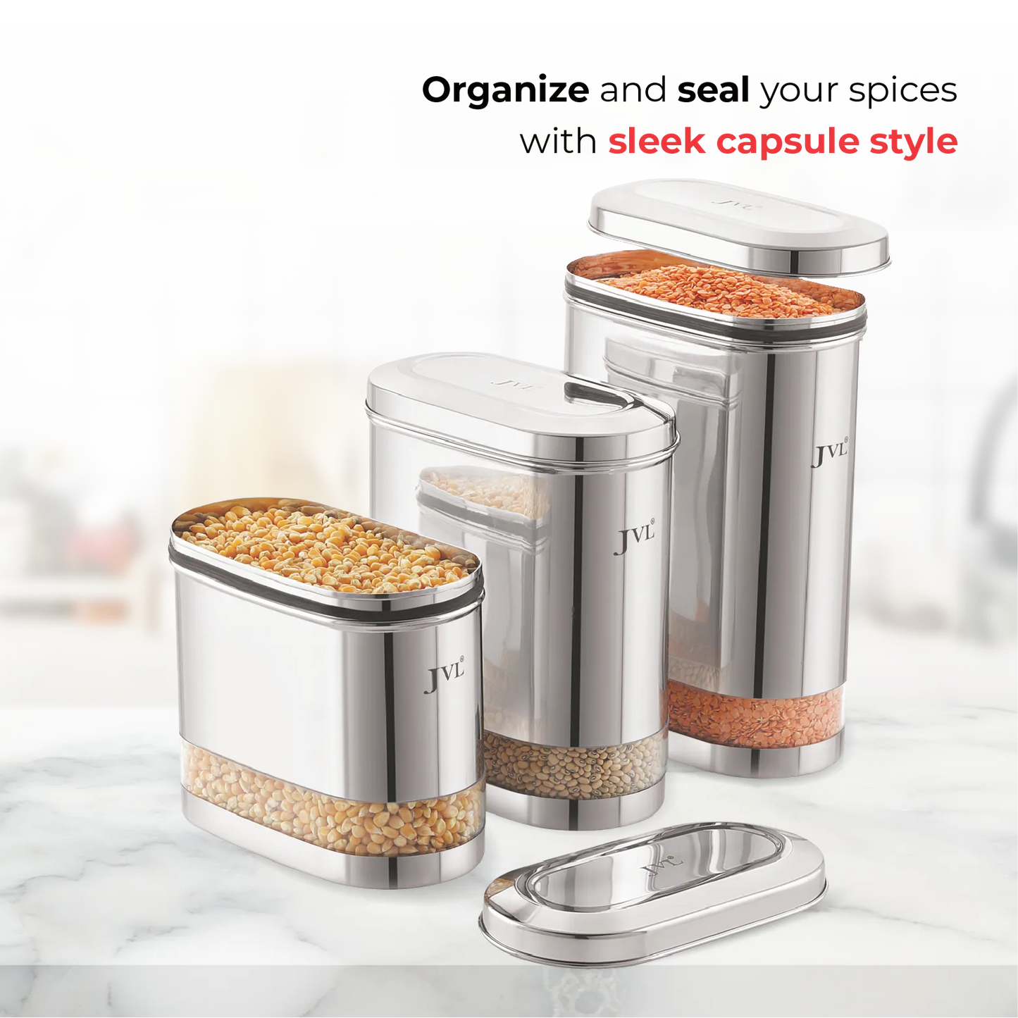 JVL Galaxy Clear Canister