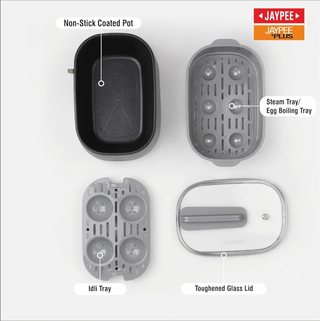 Jaypee Plus Multi Cook 4 in 1 ( Steam, Cook & boil ) Electric Cooker