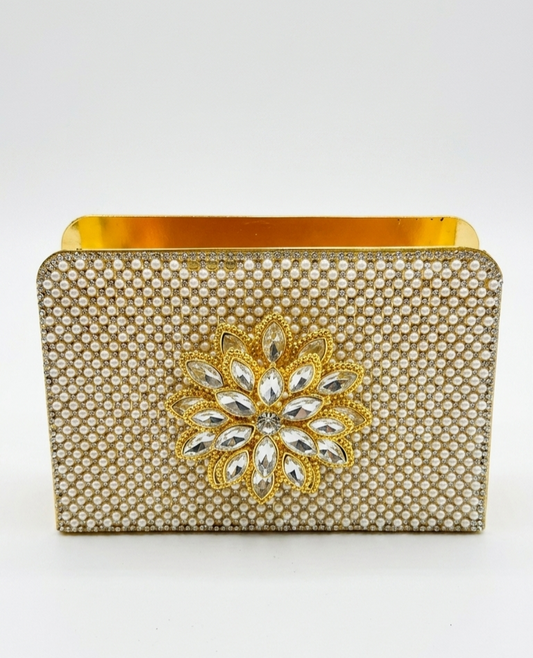 Golden Decorative Napkin Holder