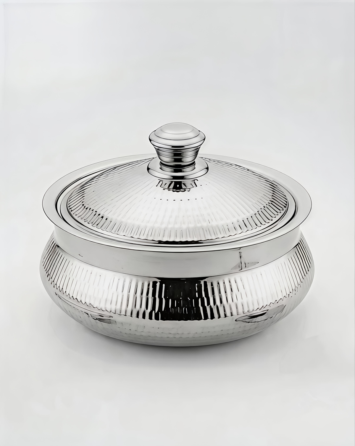 Rishabh Safari Hammered Stainless Steel Hot Pot available in 3 different colours