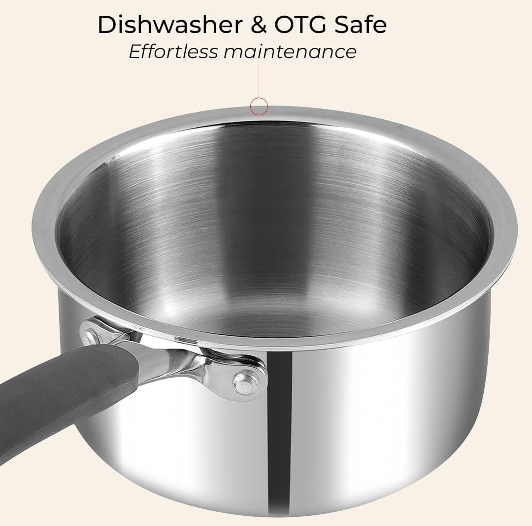 Vinod Luxury Triply Stainless Steel Cookware 5pc set
