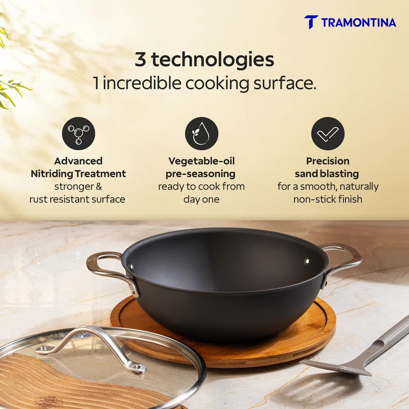 Tramontina Heritage Rust-Resistant Iron Kadai