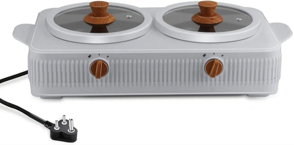 Jaypee Plus Electric CookSmart Casserole 3-in-1 for Reheating, Cooking &  Serving(1.5+1.5 Ltr)