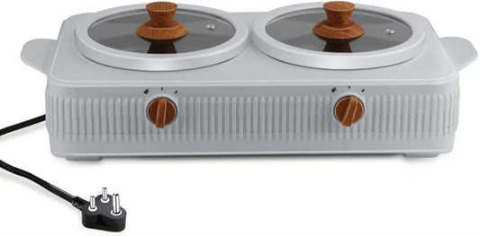 Jaypee Plus Electric CookSmart Casserole 3-in-1 for Reheating, Cooking &  Serving(1.5+1.5 Ltr)