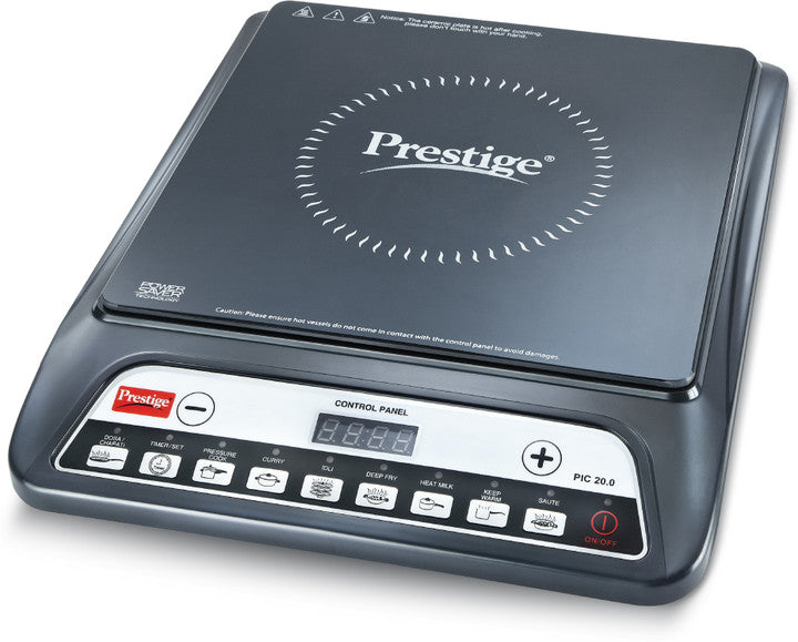 Prestige PIC 20 NEO Induction Cooktop 1600W|Indian Menu Options| Automatic Voltage Regulator| Timer with user pre-set